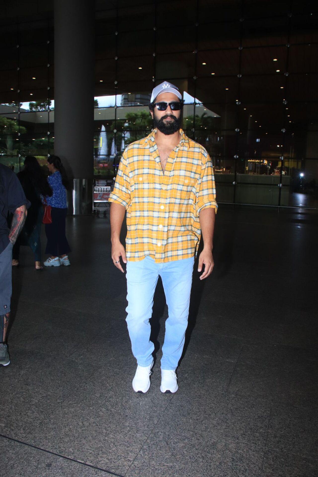 Vicky Kaushal returned to Mumbai today